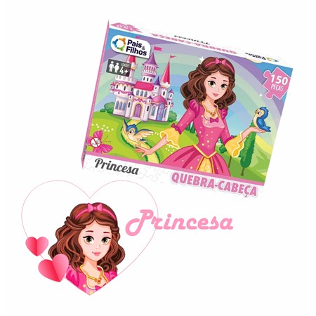 2863 - Quebra-Cabeça Princesa 150 peças